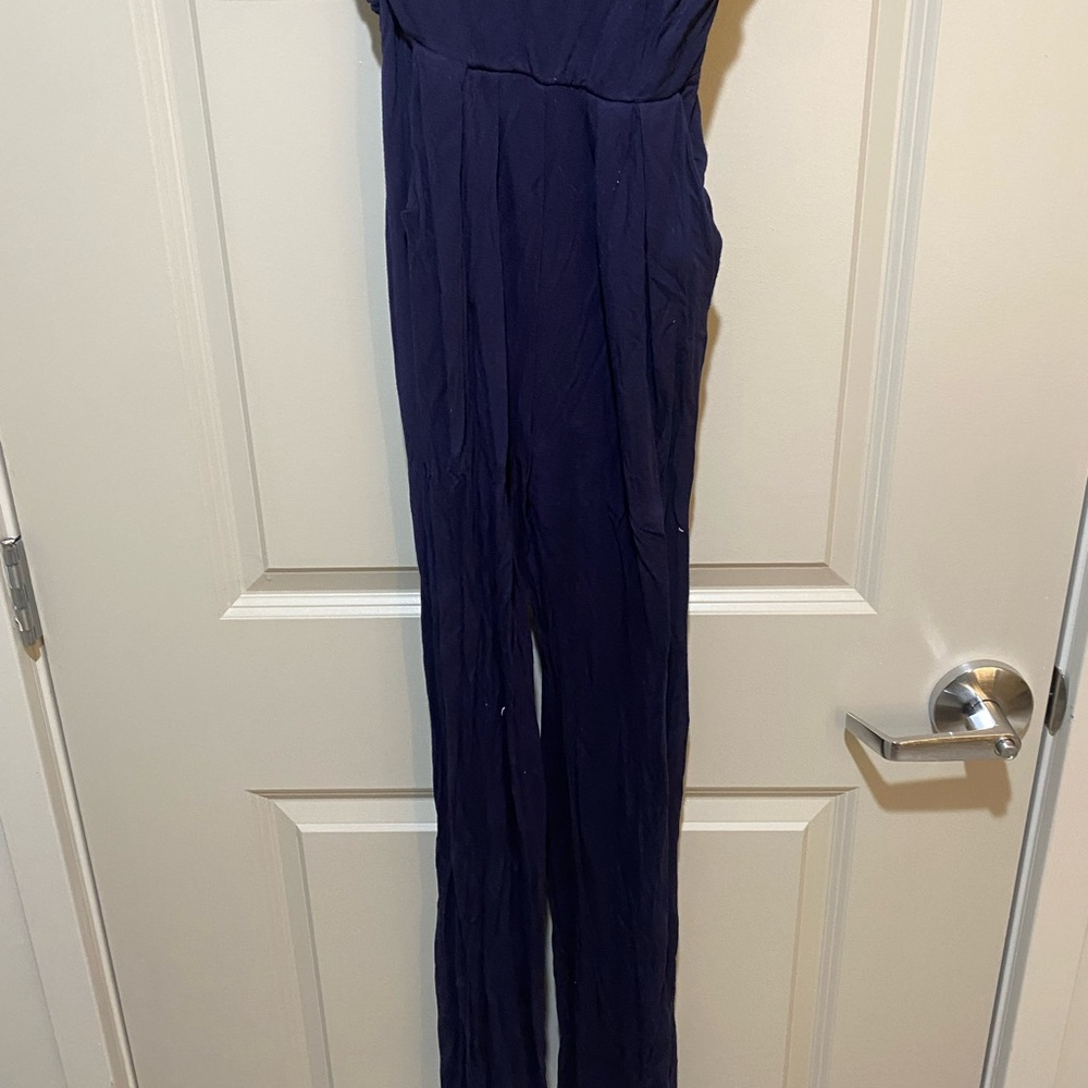 Elegant Navy Blue Jumpsuit